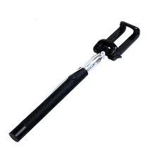 Z06-4 Handheld Monopod Audio Cable Wired Selfie Stick Folding Self Timer Pole For Iphone Samsung Smartphone