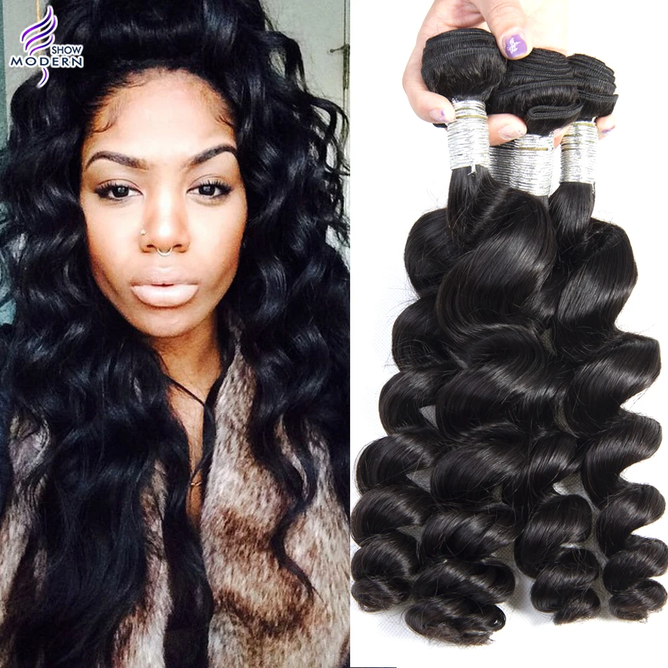 Buy Mink Brazilian virgin hair loose wave 4 bundles
