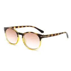 Винтажные Круглые Солнцезащитные очки женские океанские цветные линзы Зеркальные Солнцезащитные очки женские брендовые в дизайнерской