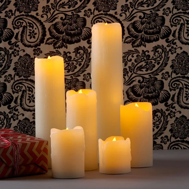 Flameless Electronic Wedding Candles Decorative Led Wax Candle Light Flameless Electronic Wedding Candles Decorative Led Wax Candle Light Marriage Propose Valentine S