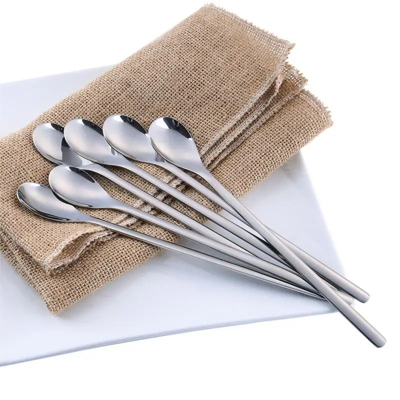 long hanlde coffee spoon set  (2)