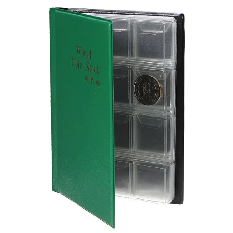 Coins collection album coin collection album 120 openings coins holders album book collectors money organizer storage bags mini coin storage