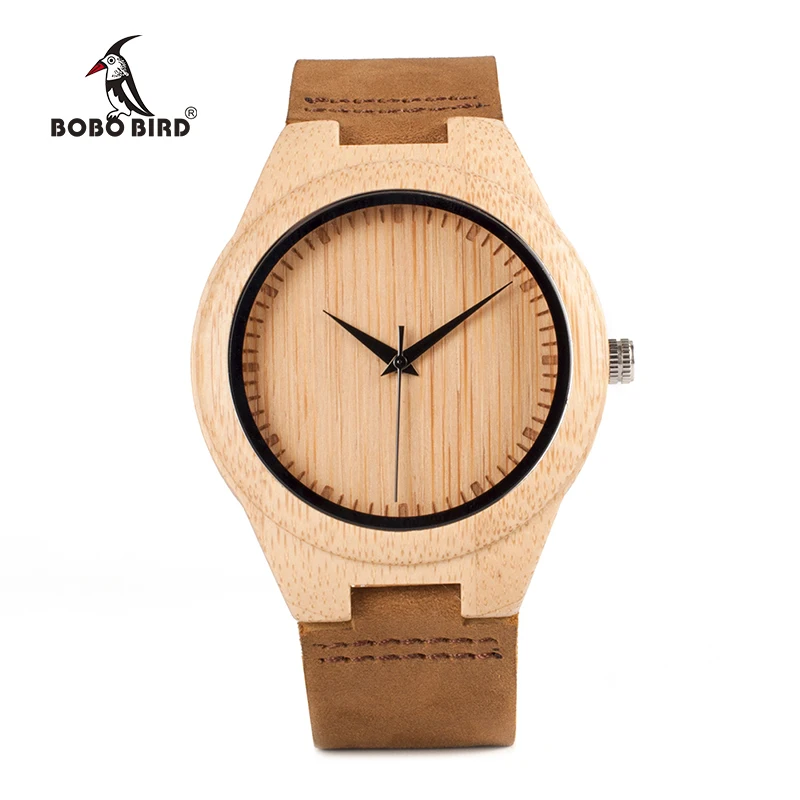 Часы наручные BOBO BIRD WF18 Miyota с механизмом классические часы из мягкой кожи и