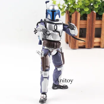 

SHF Figure Star Wars Anime Action Figure Star Wars Jango Fett Bounty Hunter PVC Figures Collectible Model Toy