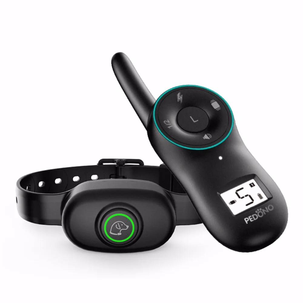 

400M Remote Rechargeable and Waterproof 5 Levels Vibration Shock Electronic Dog Training Collar Remote Dog Bark Control