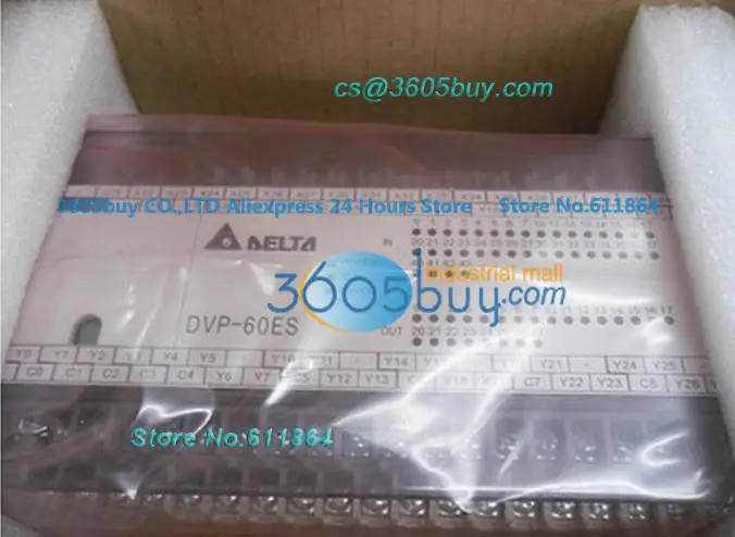 

New original DVP60ES00R2 Delta PLC 100V-240V AC 36DI 24DO relay output