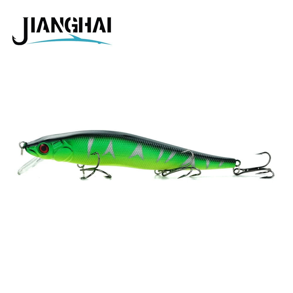 

JangHai 140mm 22.7g Fishing Lure Minnow Topwater Artificial Bait Hard Bait 3D Eyes Plastic Wobblers Tackle Pesca