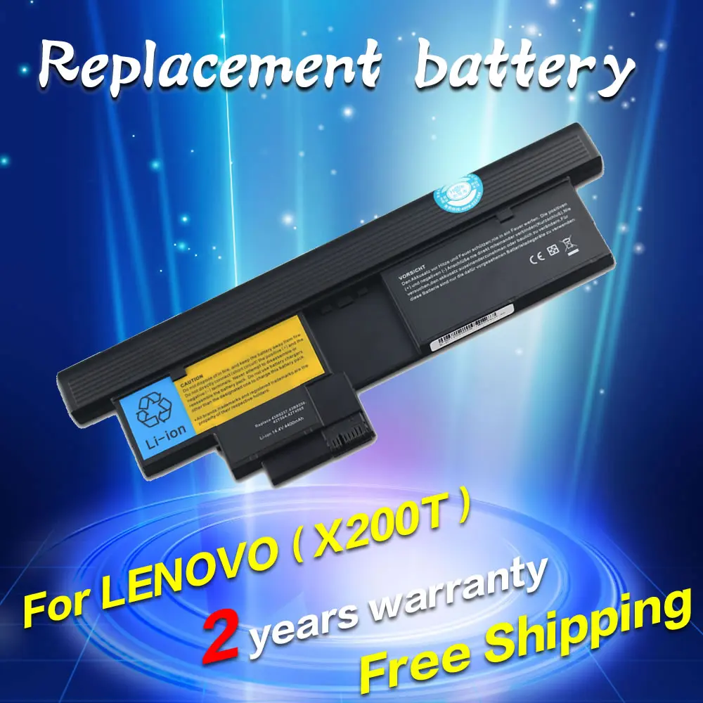 

JIGU 3R9257 42T4565 42T4658 42T4827 Replacementl laptop Battery For Lenovo ThinkPad X200t x201t X200 Tablet 2266 7448 7450