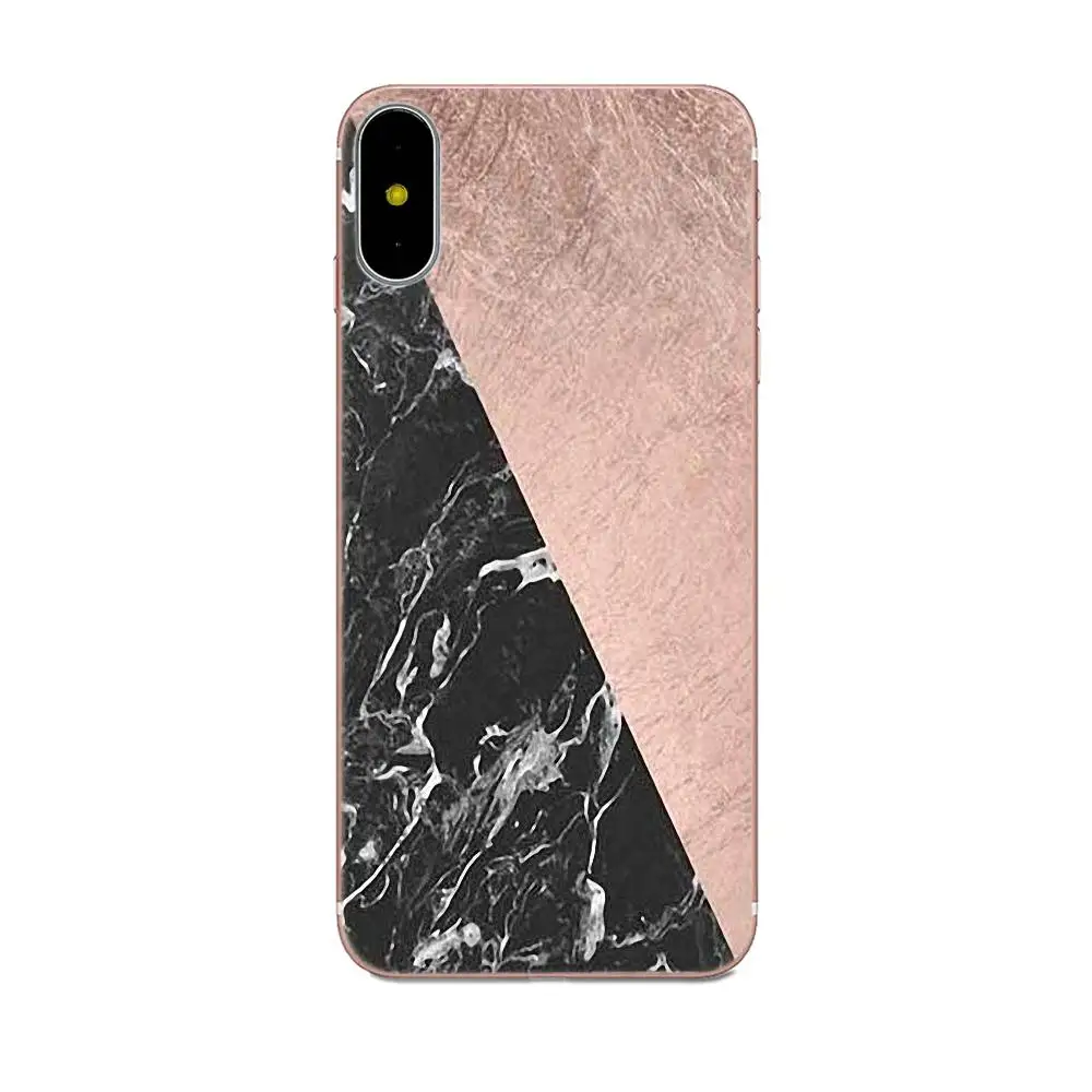 Мягкие TPU Hotsales для Xiaomi Note 3 4 mi 4C 4i 5 5S 5X6 6X A1 Max x 2 роскошные Мрамор розовое золото