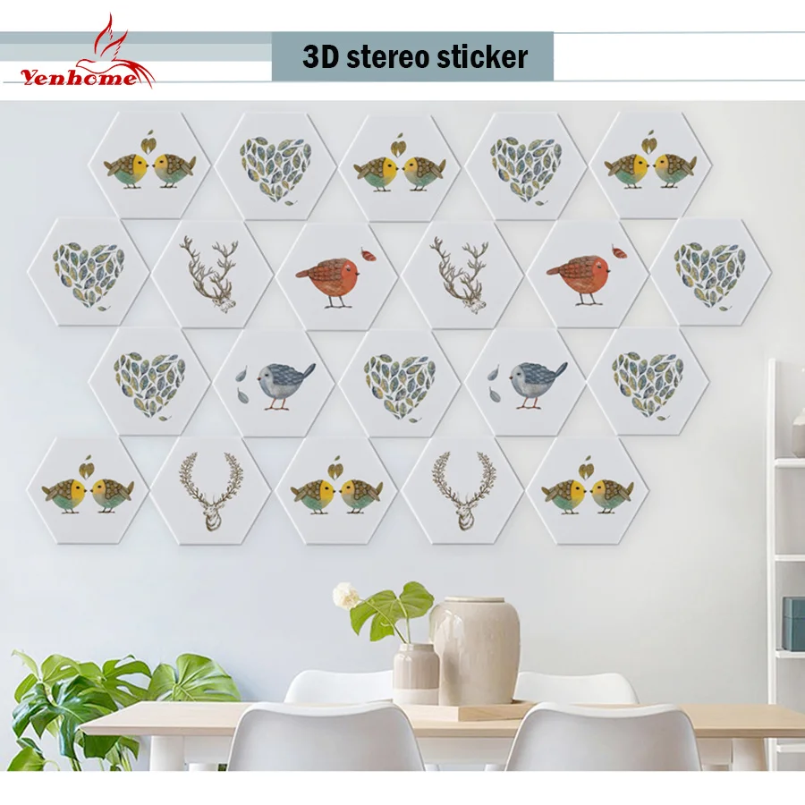

2019 New Design Self-Adhesive Wallpaper for Living Room Bedroom Perfect Quality 3D Waterproof Contact Papers Porch Wall Decals