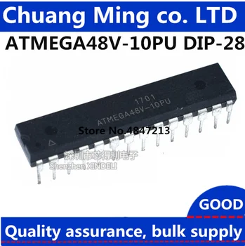 

5pcs ATMEGA48V-10PU ATMEGA48V ATMEGA48 DIP28 Microcontroller with 8K Bytes In-System Programmable Flash IC integrated circuit
