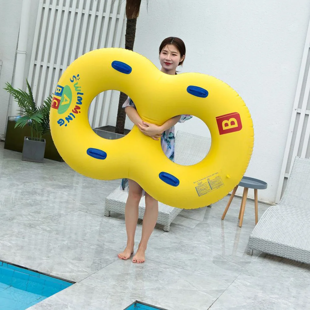 Двойной круг кольца для плавания надувные матрасы для плавания Лето Родитель Ребенок игрушка детский бассейн игрушки для купания