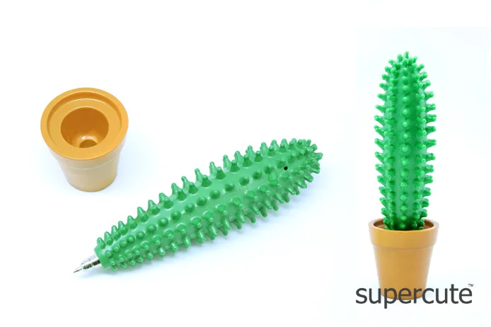 BLOOM ballpoint pens silicon cacti and PVC flowerpot creative pen office free shipping decoration school study wholesaler 450 | Канцтовары