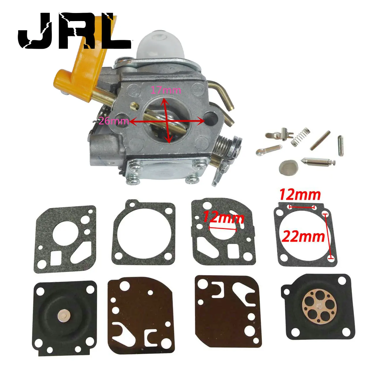 Карбюратор с ремонтным комплектом ZAMA для Ryobi Homelite триммер бушрезак|zama carburetor|homelite
