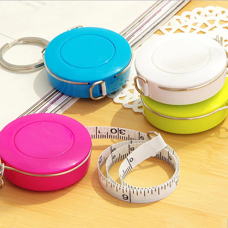 

New high quality portable portable mini tape measure height 1.5 meters with key ring tape measure clothing ruler