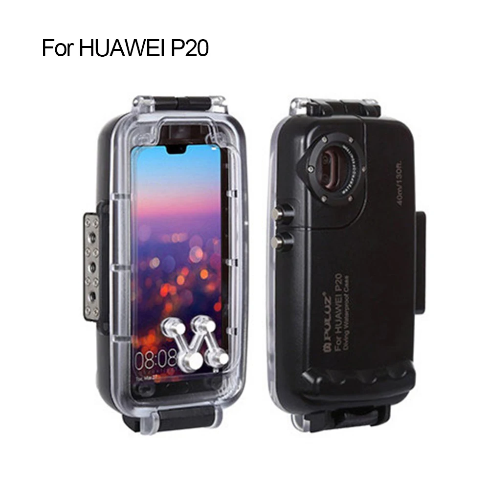 PULUZ водонепроницаемый чехол для телефона для huawei P20 mate 20 Pro P20 Pro для плавания и дайвинга чехол для mate 20 40m Максимальная глубина