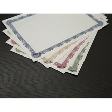 

CUCKOO DIY typesetting retro printing paper have shading and frame A4 printable copy certificate paper for bonus
