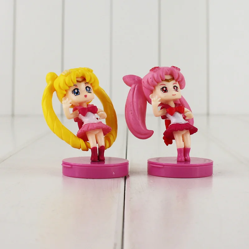Фигурки Сейлор Мун хрустальные игрушки Chibi Tsukino Venus аниме модельные куклы 4