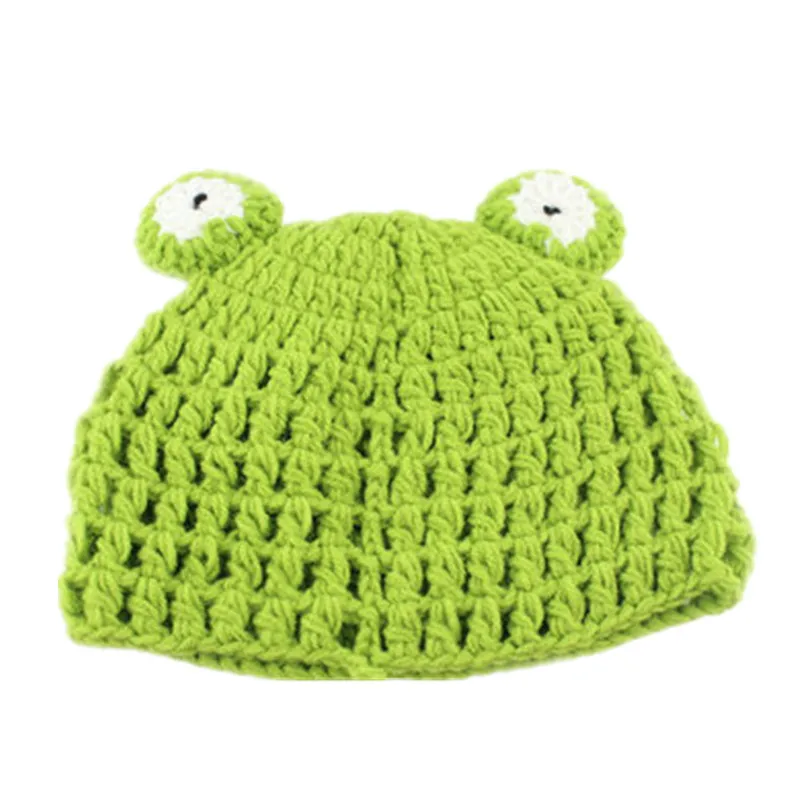 Новинка 2017 брендовая Милая вязаная крючком облегающая шапка для новорожденных
