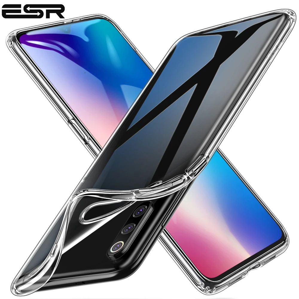 ESR чехол для Xiaomi mi 9 мягкий прозрачный чехол из материала tpu Роскошный ультра тонкий бампер чехол для Xiaomi mi 9 противоударный чехол для mi 9 Coque