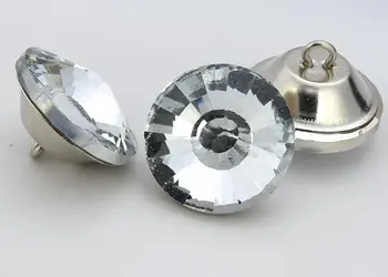 

4size 100pcs round Glass Crystal Buttons Sunflower Sofa Bed Wall Diamante/Diamond/Clear Upholstery Headboard Button