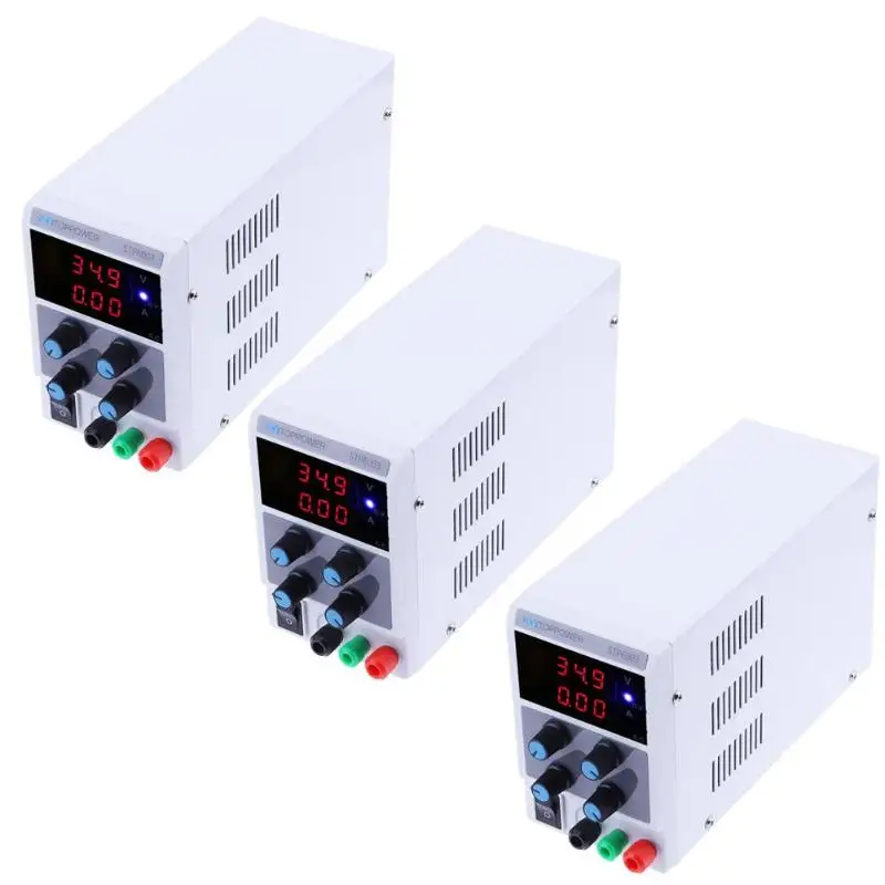 

Mini Adjustable DC Regulated Power Supply 0-60V 0-3A 180W 3 Bit Digit Display,Switching Regulated power rework station NEW