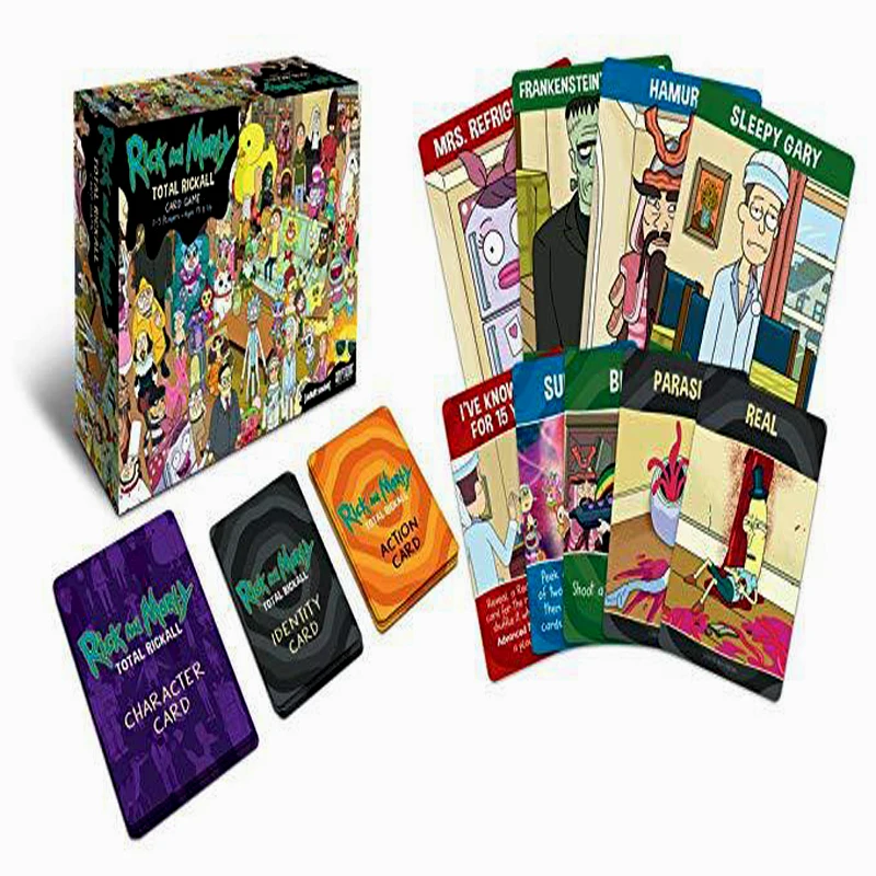 

New Table Game Card Rick and Morty Rick and Modica Adults Board Games Card