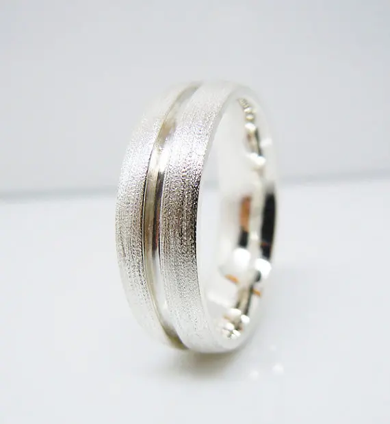 

Lotsale 2pcs Solid 925 Sterling Silver Engagement Wedding Ring