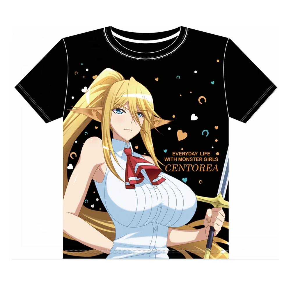 MGFHOME аниме JK Монстр мусумме не Iru Nichijou Косплей рубашка футболка Suu Miia Centorea Cerea