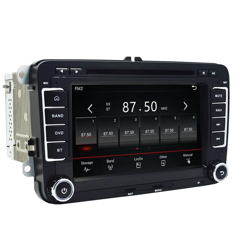 Best Quad Core 7 inch 1024*600 Android 6.0  Car DVD GPS Radio for VW Golf 5 6 Polo Passat Jetta Tiguan Touran Skoda Octavia Seat Wifi 3