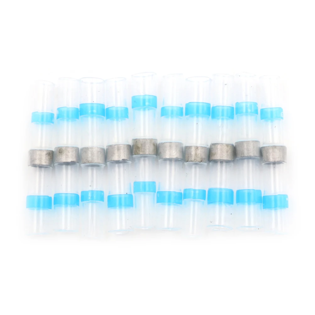 10pcs 16-14AWG Waterproof Solder Sleeve Heat Shrink Butt Wire Splice Connector V