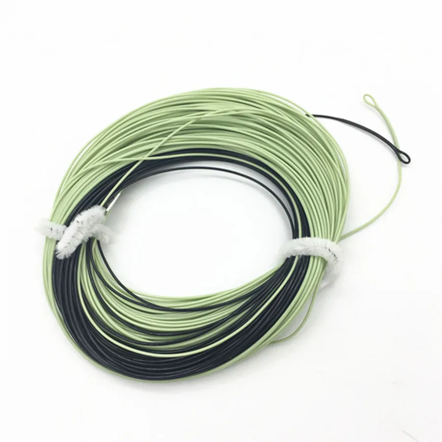 Flutuante Fly Fishing Line com ponta naufrágio,