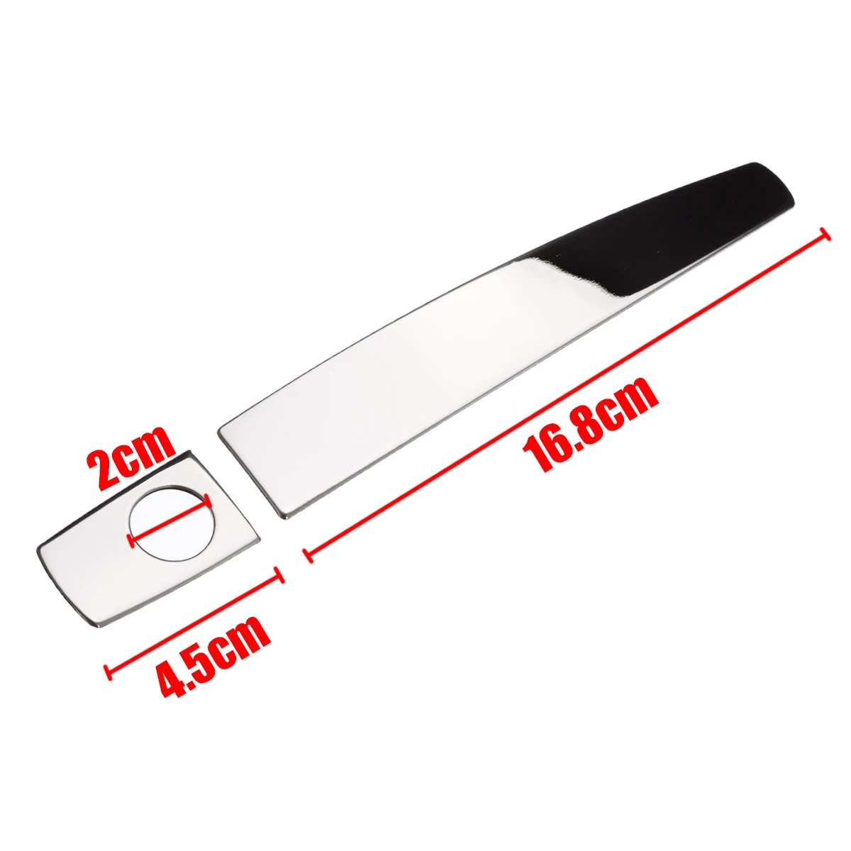 For 2010-2013 2014 Vauxhall Opel Astra J Car Door Handle Cover ABS Chrome Side Door Handle Trim Car Styling Moulding 8pcs/set