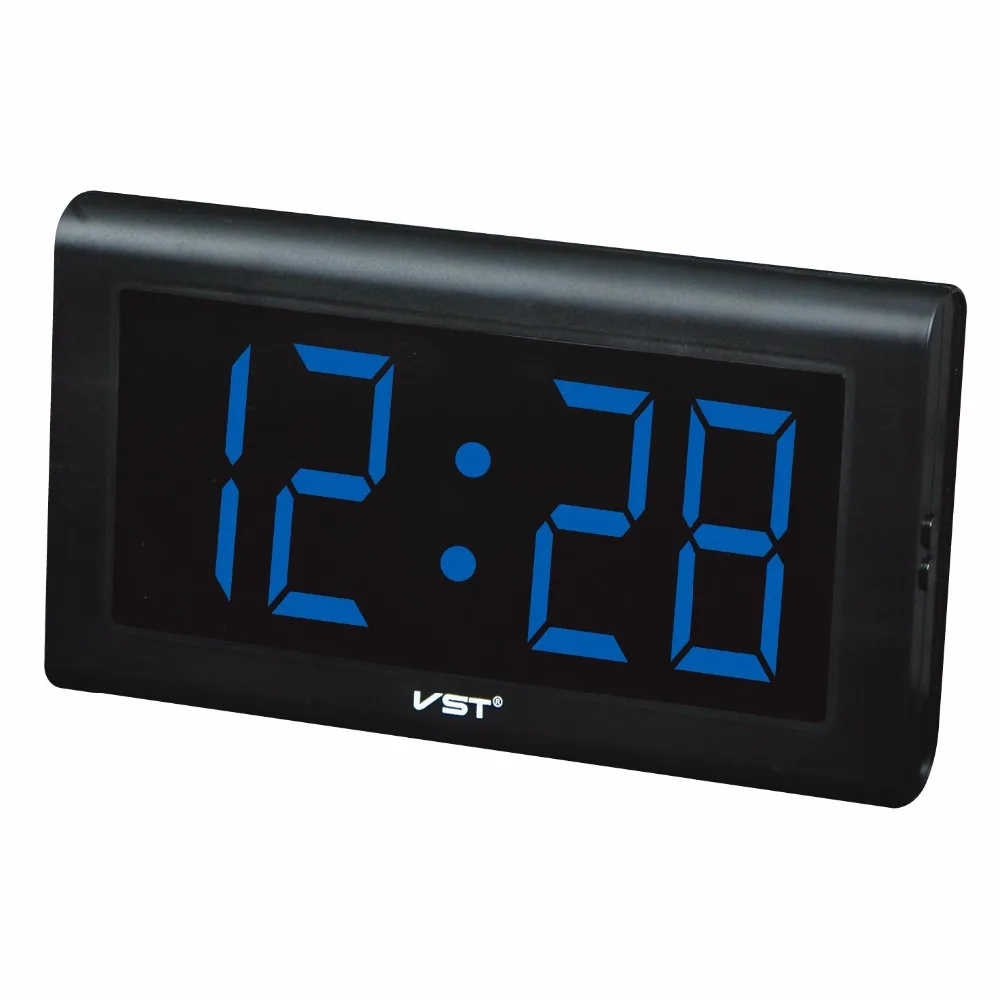 Новые цифровые светодиодные настенные часы с большим экраном европейские