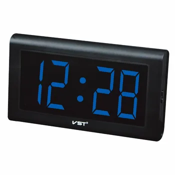 

New big screen digital LED Wall Clock Europe modern table clock Big numbers electronic clock With EU plug living room led clock