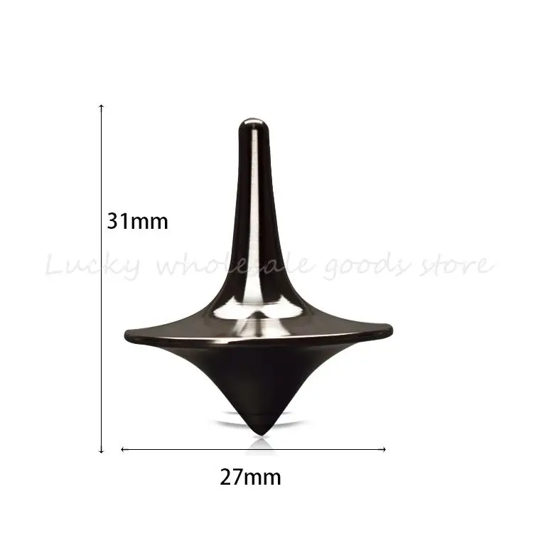Mini Great Zinc Alloy Black Spinning Top From Inception Totem Movie