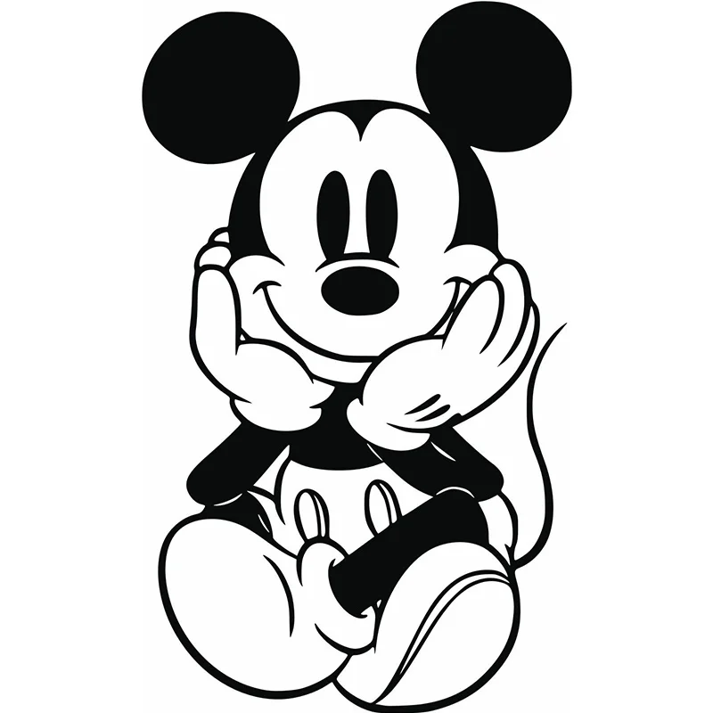 

PEGATINA - STICKER - Mickey Mouse - VINILO - VINYL - WALL DECAL - for Kids ROOM 2 Sizes