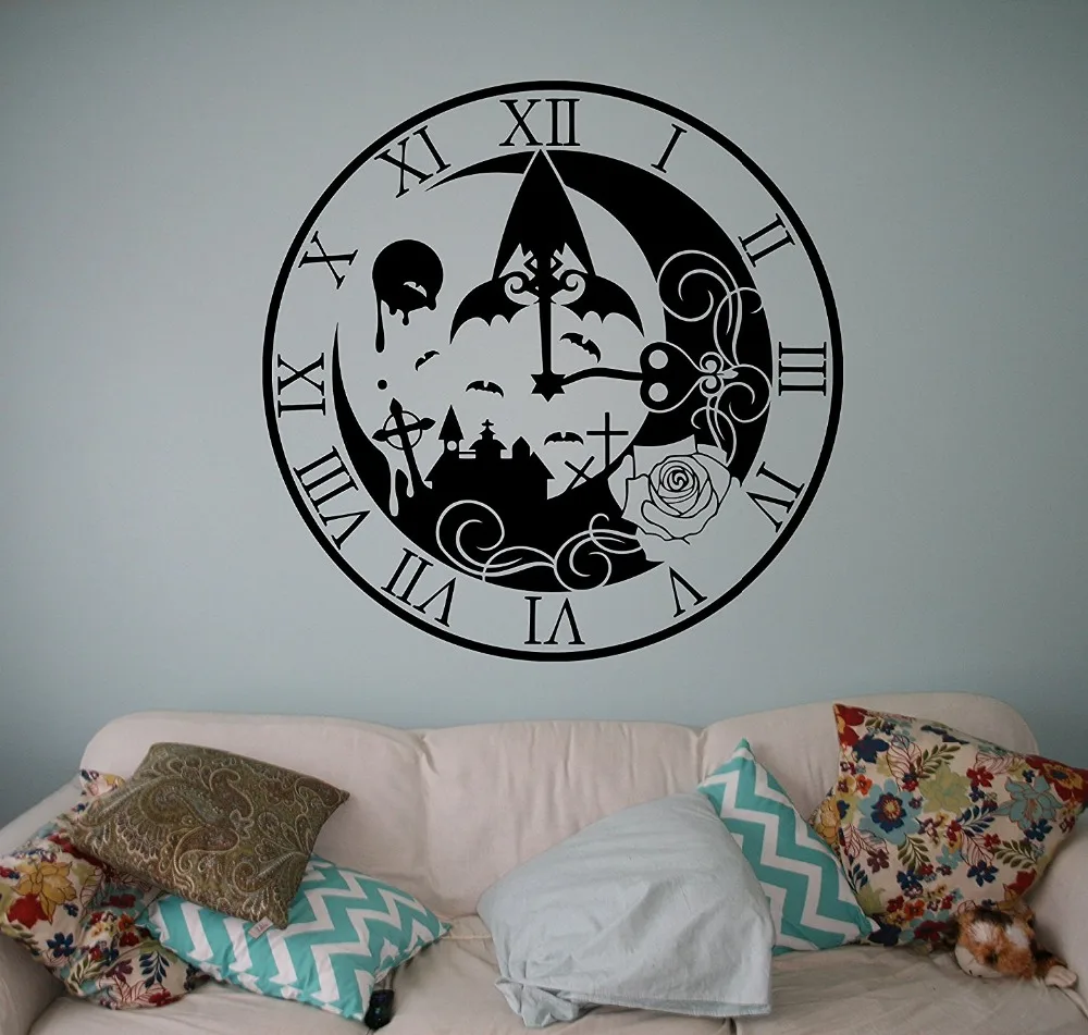 

Legend of Zelda Clock Wall Decal Video Game Vinyl Sticker Princess Zelda Home Interior Living Room Decor Door Stickers Kids Chil