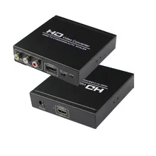 HDMI-CVBS/HDMI автомасштабирование, преобразователь HDMI-CVBS(3RCA), не требуется ПК, прост в эксплуатации, код HDCP. HDMI1.3
