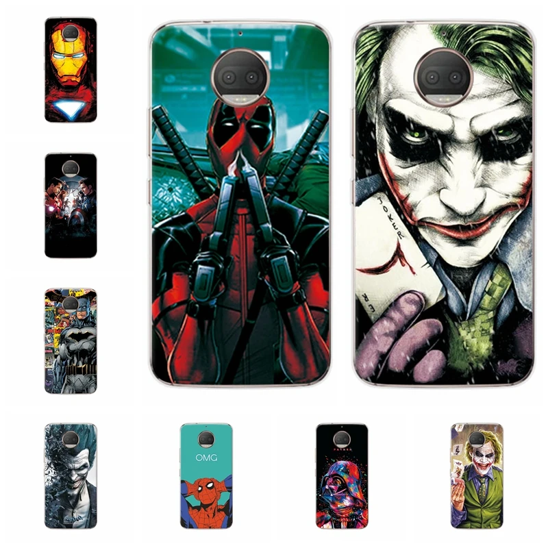 Очаровательный герой Marvel Капитан Америка чехол для телефона MOTO G5 S задняя крышка