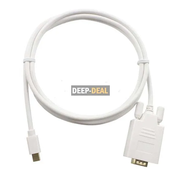 Мини дп мужчин и VGA конвертер мини displayport для 3 м|mini dp|displayport to vgaconverter cable |