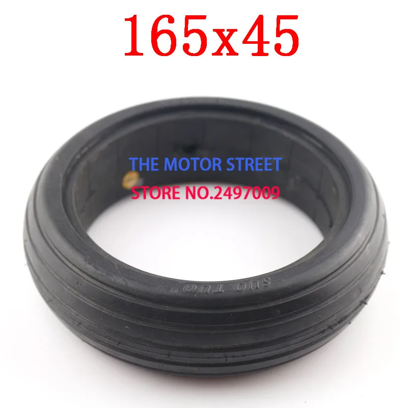 165x45 Solid Tire fit Two Wheels Hoverboards and Electric Scooters Electric Scooter has grooves