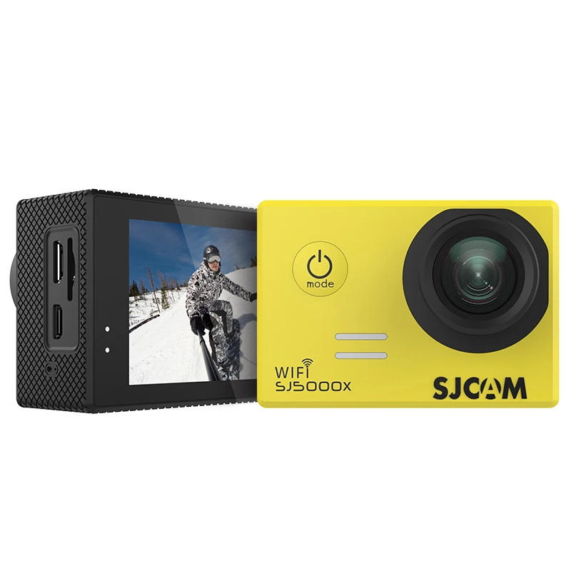 SJCAM SJ5000X Elite экшн-камера WiFi 4K 24fps 2K 30fps гироскоп стабилизатор NTK96660 Дайвинг 30m Водонепроницаемая спортивная видеокамера - Цвет: Yellow