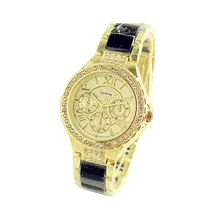 Top Qualité Mode Femmes Montre Genève Strass Montres En Acier Inoxydable bande Dames En Cristal de Quartz Diamant Montres 2017