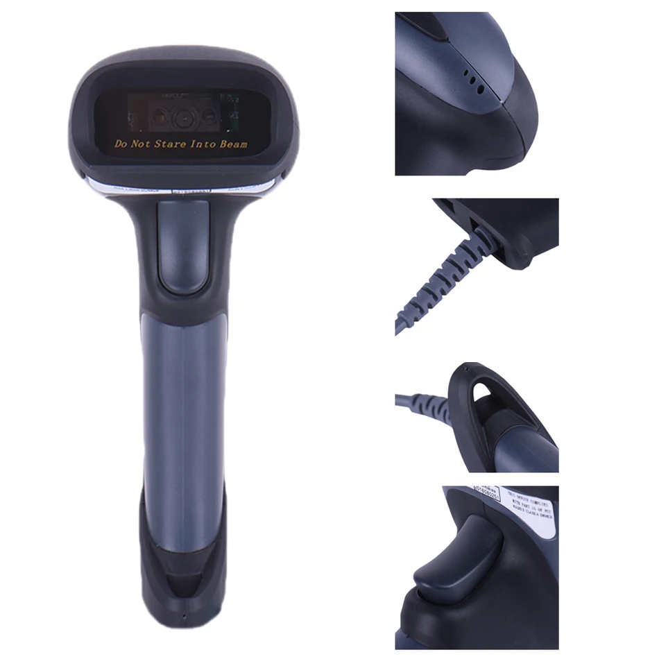 

NETUM 2D Wired QR Code Reader Bar Code Scanners Barcode Screen Supermarket Scanner CMOS Support 1D 2D MAXIOODE DATAMATRIX NT-M5