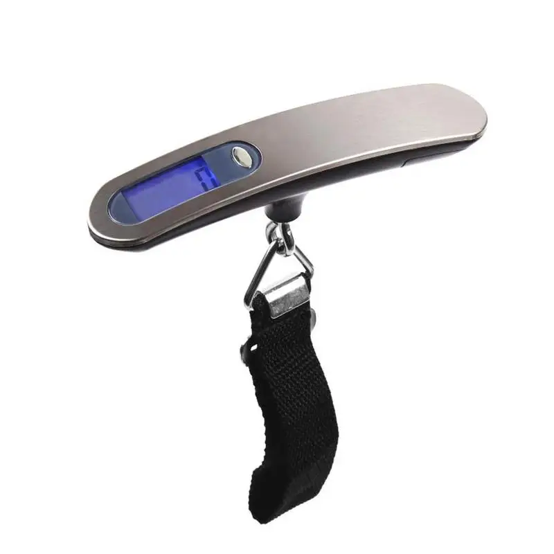 

50kg/110lb Digital Electronic Luggage Scale Portable Suitcase Scale Handled Travel Bag Weighting Fish Hook Hanging Scale