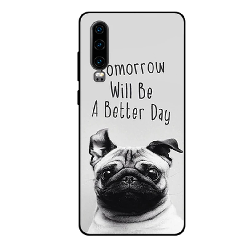 Чехол для huawei P30 p30 силиконовый мягкий чехол задняя крышка для huawei P 30 пара мультфильм узорчатые телефонные чехлы для huawei P30