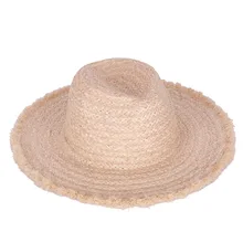 Новая летняя травяная шляпа женская простая мода действительно Рафаэль трава Защита окружающей среды Открытый пляж шляпа