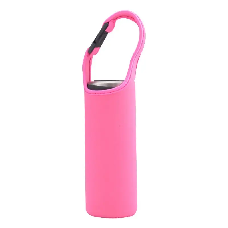 pink Профессиональный Теплоизоляционный чехол для бутылки с водой, портативная изоляционная втулка, сумка, сумка для переноски на открытом воздухе с застежкой для 50 - Цвет: pink