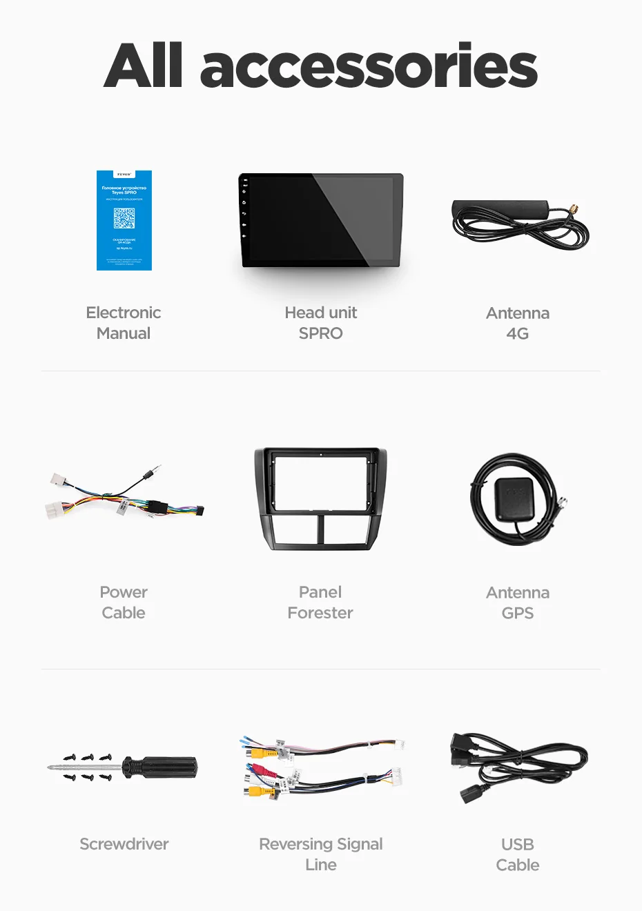 Sale TEYES SPRO Car Radio Multimedia Video Player Navigation GPS Android For Subaru Forester accessories sedan dvd Forester 3 29
